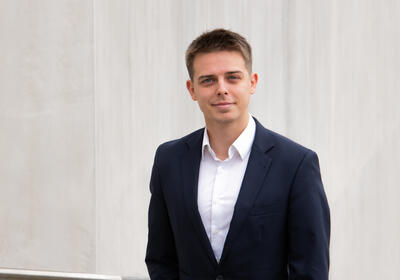 Portrait of student Mark Jennings