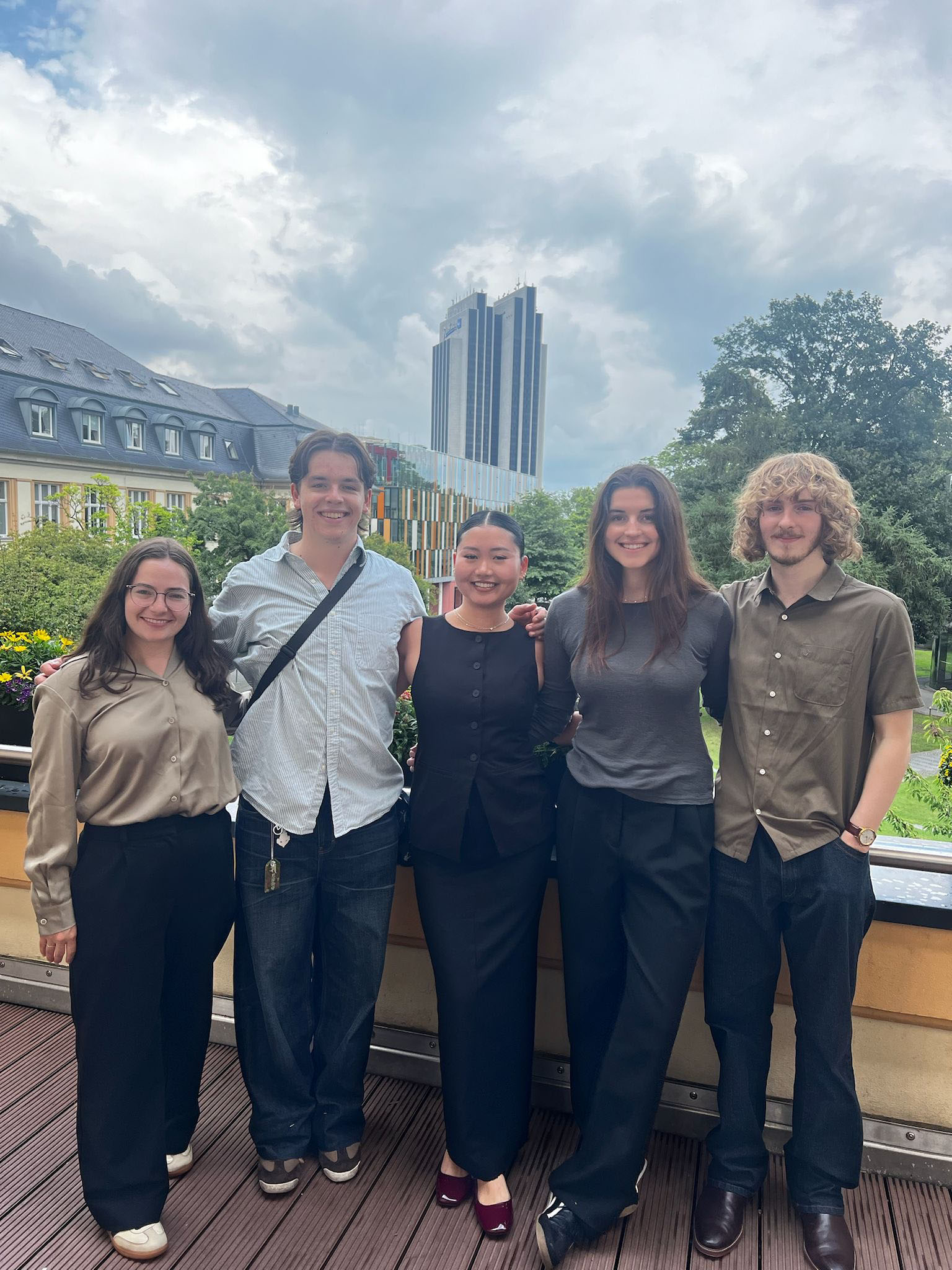 Olivia and friends in Germany