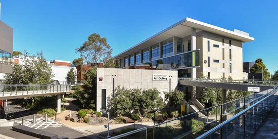 Deakin University Art Gallery facade.