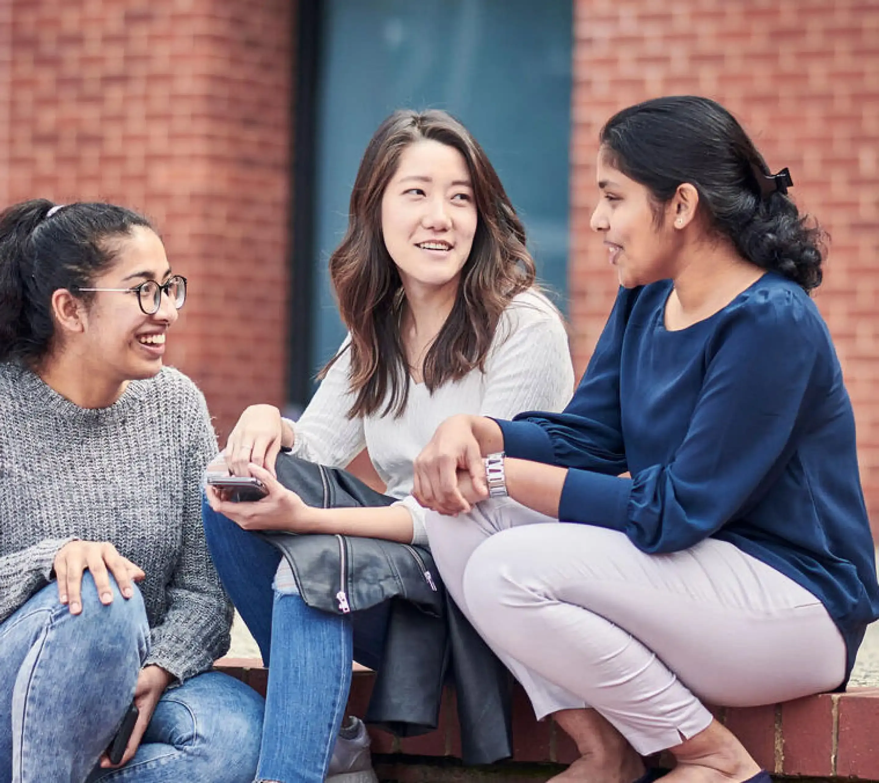 Students on campus