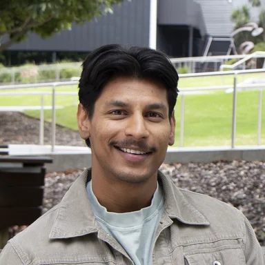 Master of Public Health student Abhinav.