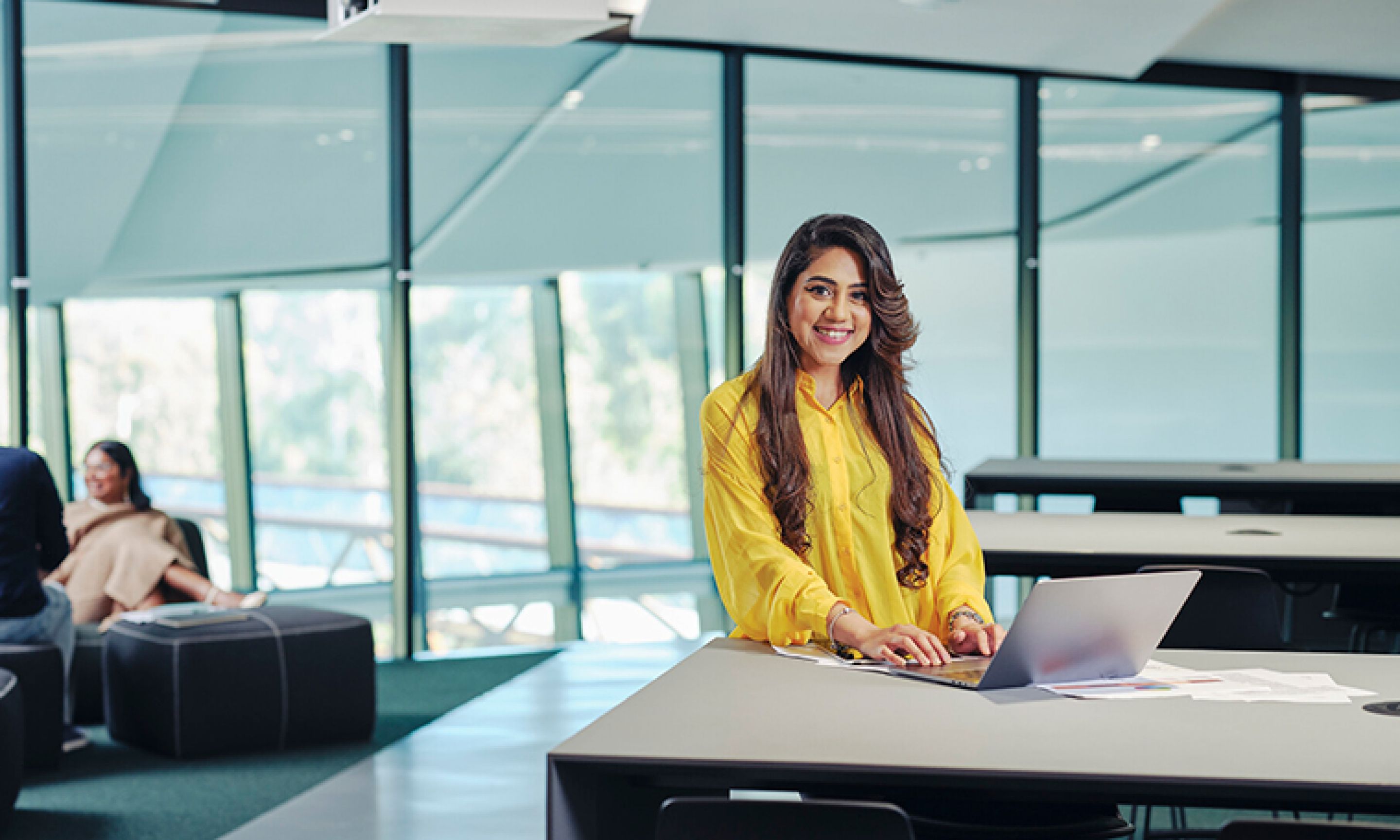 smiling student on Burwood Campus