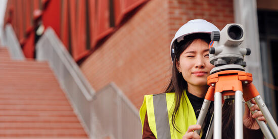 Construction Management students at Geelong's Waterfront