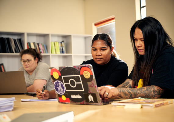 Students studying at NIKERI Institute.