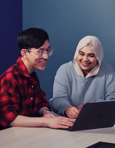 Undergraduate students study together in a classroom on the Waurn Ponds campus.