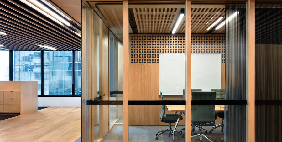 One of Melbourne Downtown Corporate Centre's small meeting rooms. 