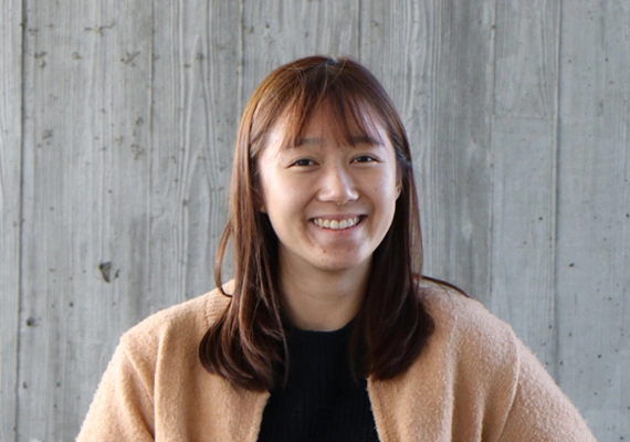 A headshot of Christy from Hong Kong.