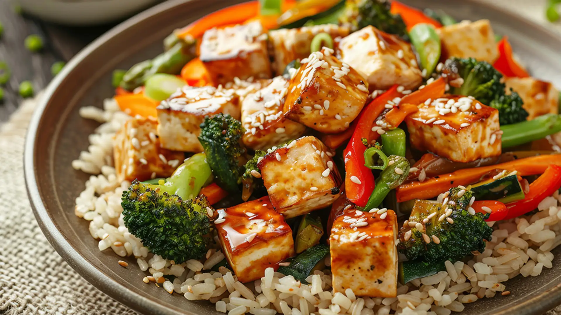 Stir fried tofu and vege - $5 student meals