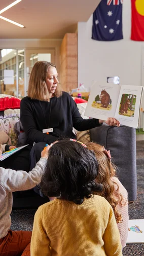 Choosing an early childhood education or primary teaching course.