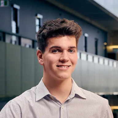 Deakin Bachelor of Criminology student Ethan.