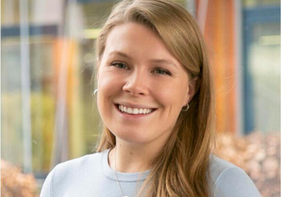 MBA Alum Gioia Zitzlaff smiling at the camera