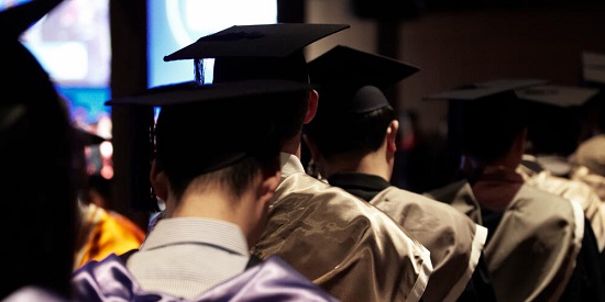 Students are celebrating their graduation from Deakin University