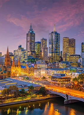 The melbourne skyline