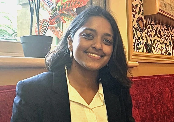 Postgraduate student Shraddha.