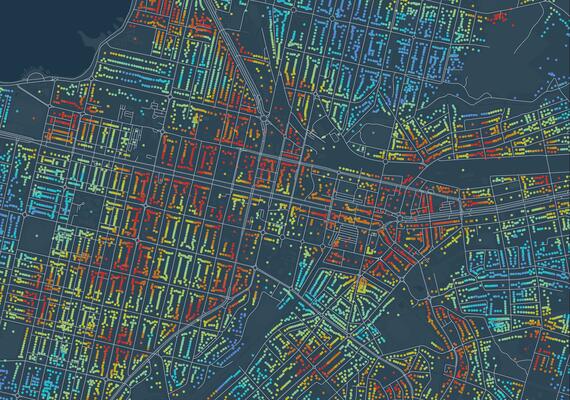 Data map from active research, restricted usage for Centre for Australian Research into Access.