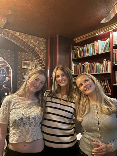 Sarah and friends in Denmark