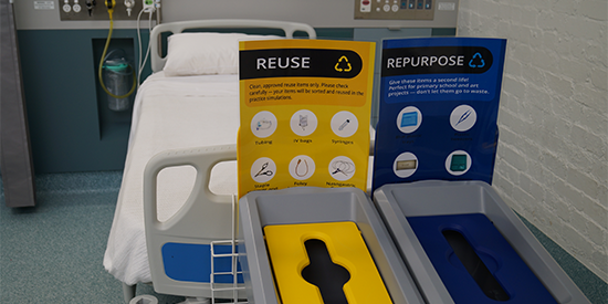 Sim lab waste management
