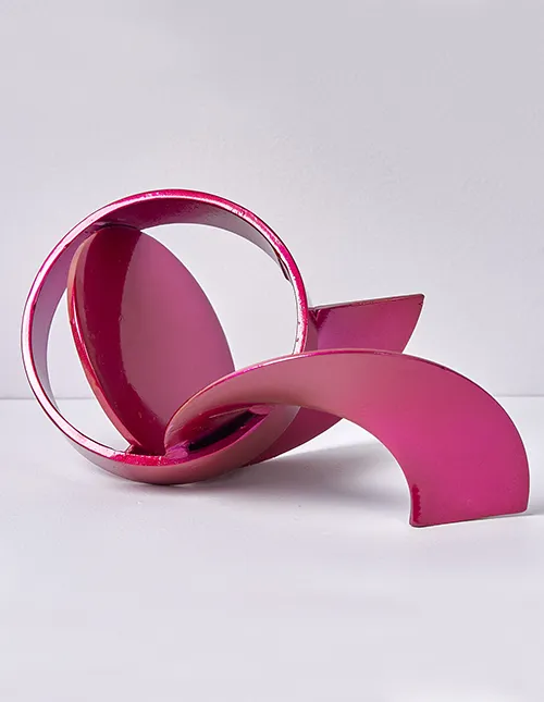 Pink sculpture by Michael Le Grand