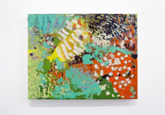 Colourful abstract painting