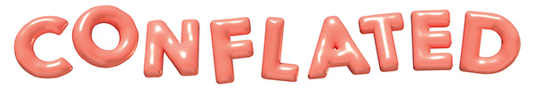 2023_Conflated_logo.jpg The word CONFLATED in balloon letters