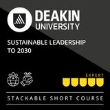 Credly badge for sustainable leadership short course.
