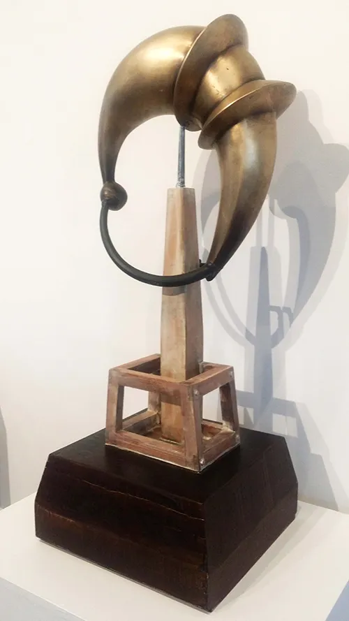Brass sculpture by Geoffrey Bartlett