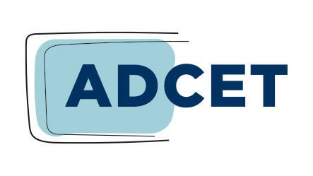 Image containing ADCET logo