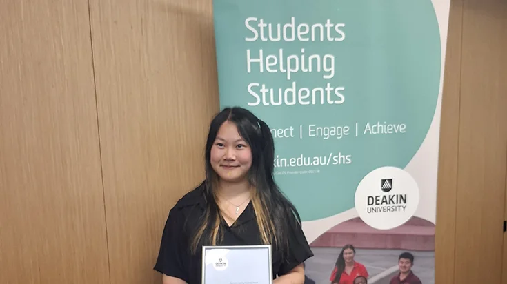 Arts and Education peer mentor Joycely