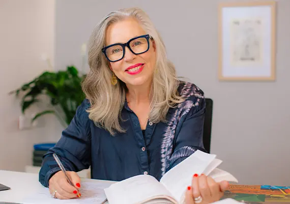 Deakin Distinguished Professor Felice Jacka researching